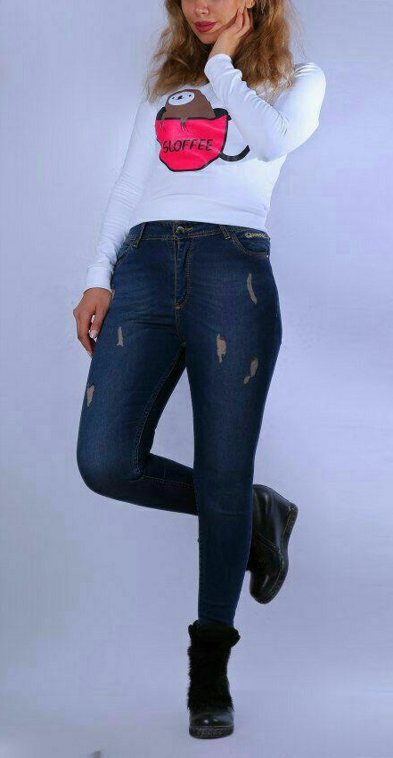 شلوار جین جدید زاپ دار سایز 36 تا 46