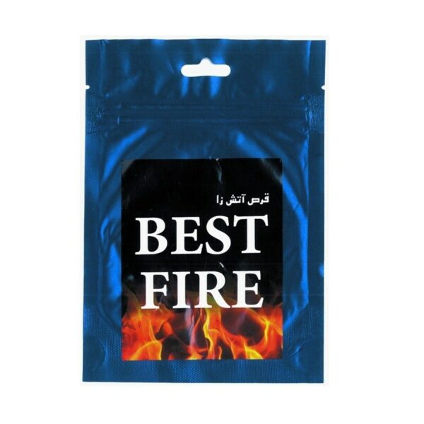 قرص آتش زا مدل Best Fire تولید شده از مواد گیاهی بسته بندی 30 عددی