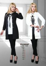 مانتو کتی ده حلقه سایز ۳۸ تا ۴۶ - تصویر 4