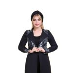 مانتو پوست ماری یقه انگلیسی قد ۱۲۵
